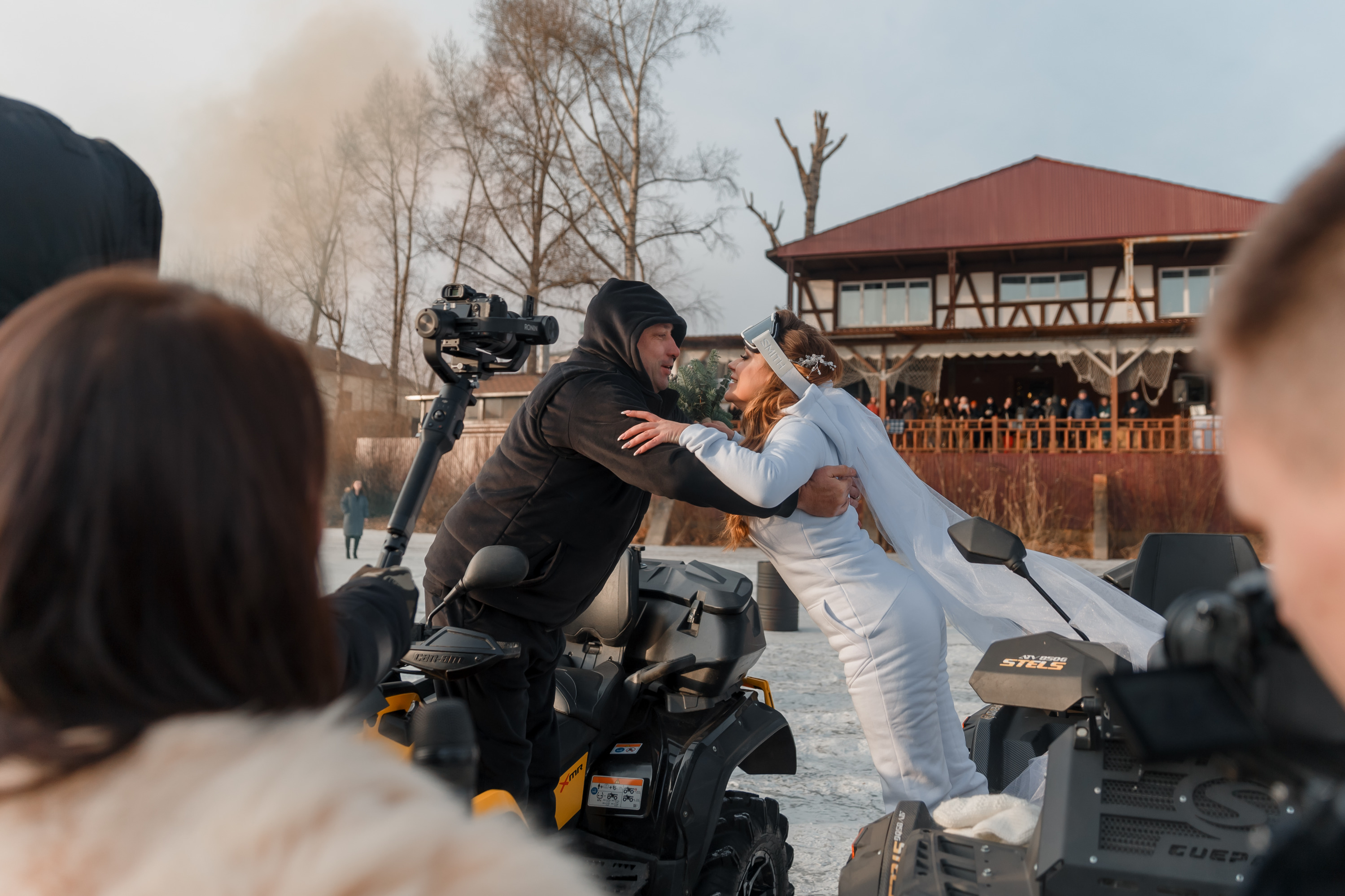 Съемки проходили в декабре 2021 года на поверхности замерзшей Ингоды Съемки проходили в декабре 2021 года на поверхности замерзшей Ингоды