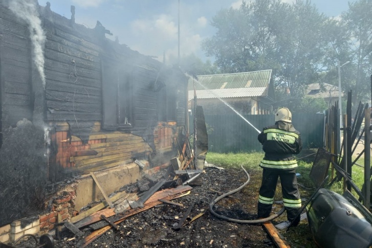 В пожаре в Ярославской области погиб мужчина