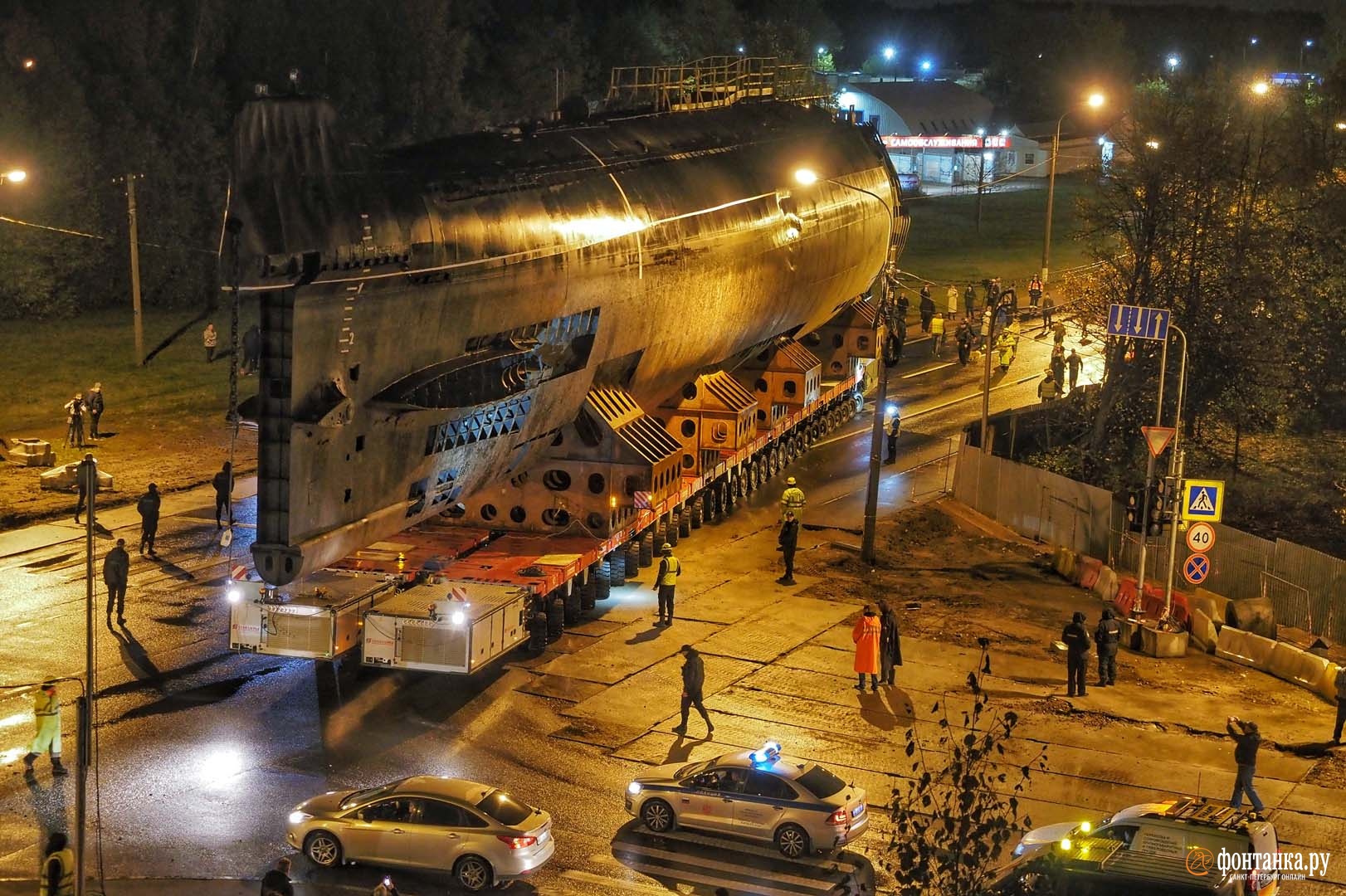 Атомная подводная лодка в Кронштадте