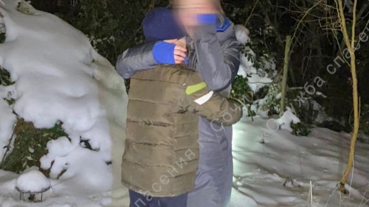 Ребенок заблудился в пригороде Сочи ночью при -1 °С