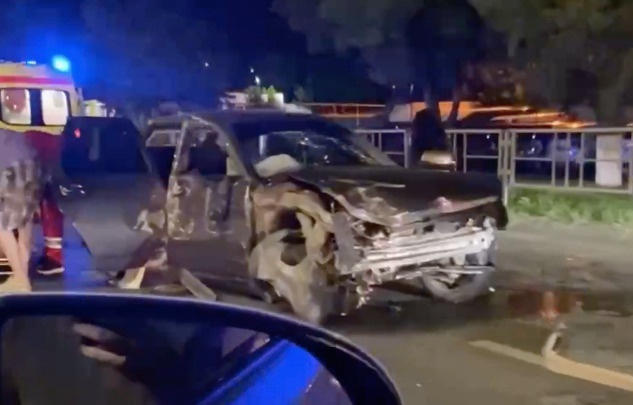Три человека пострадали в ночной аварии на Ростовском шоссе в Краснодаре