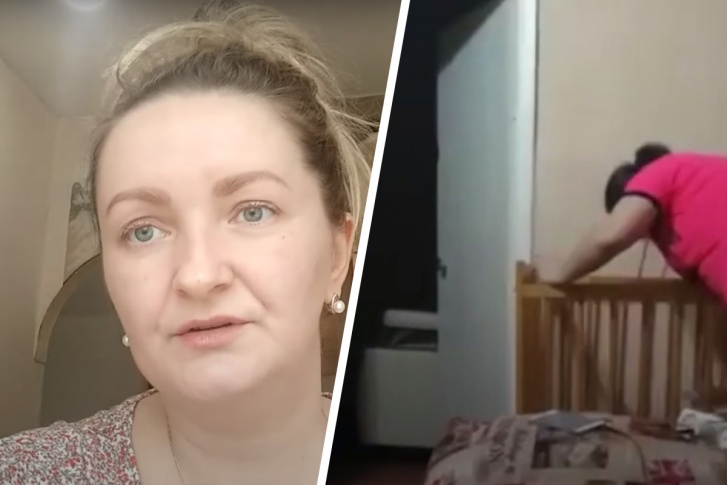 Приемная мама (слева) записала видео по поводу решения суда Приемная мама (слева) записала видео по поводу решения суда