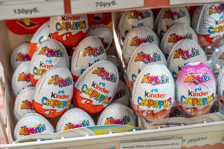 Несколько видов продукции марки Kinder в России, возможно, заражены сальмонеллой. Отзовут их все
