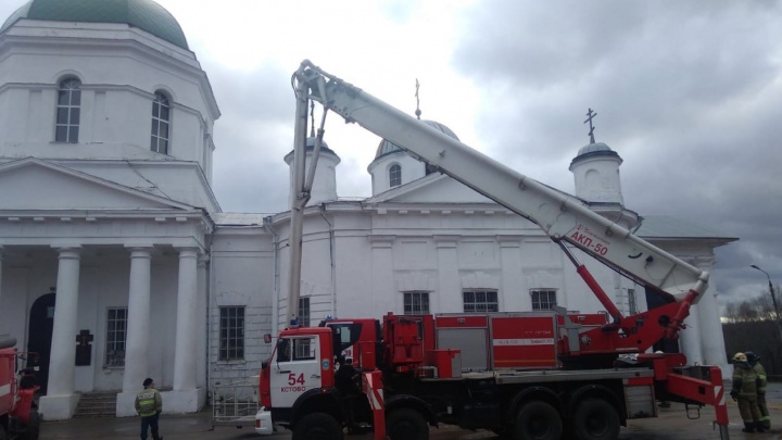 В храме XIX века в Нижегородской области произошел пожар