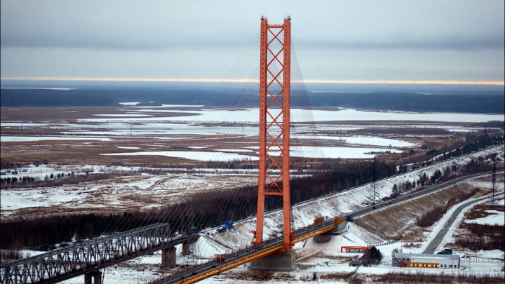 10 километров моста через Обь в районе Сургута привели в нормативное состояние