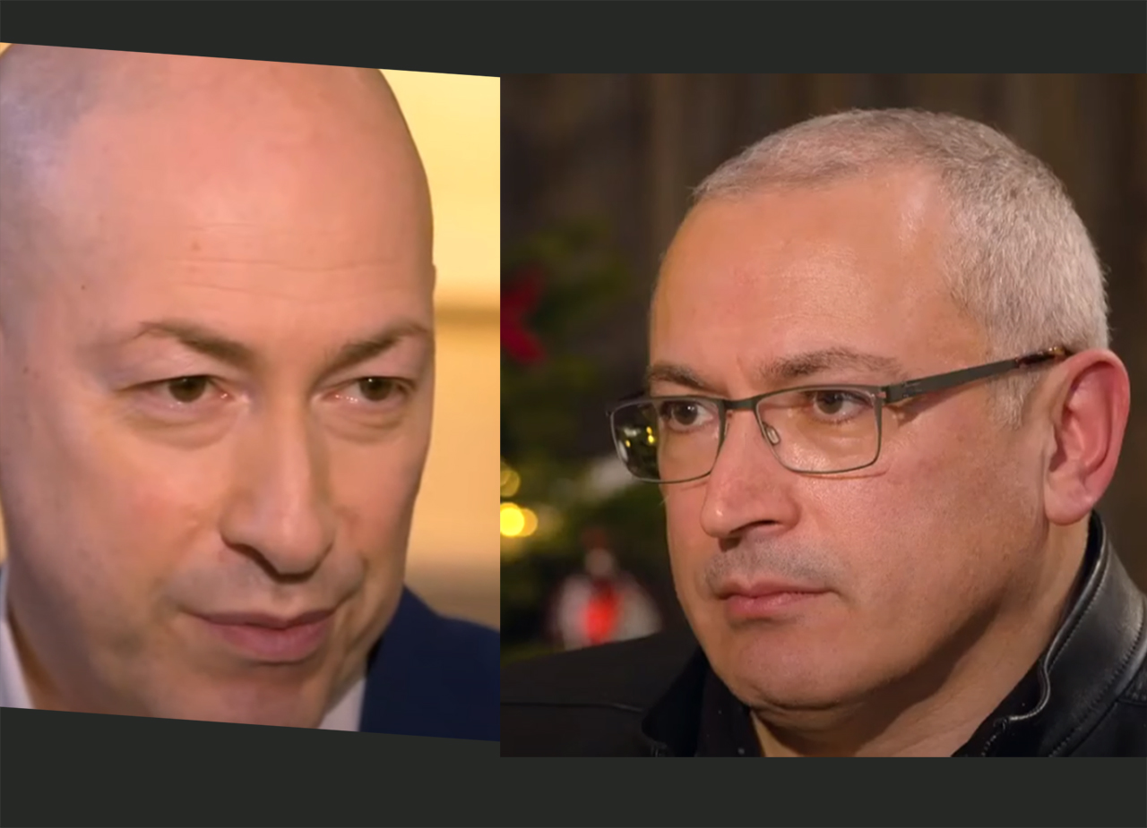 Дмитрий Гордон (слева) и Михаил Ходорковский
