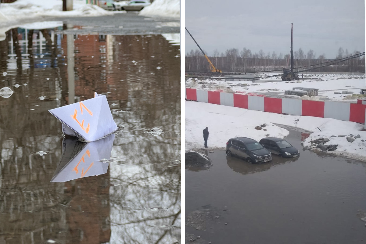 «Заливает парктроники и срывает защиту». От потопа на улицах Екатеринбурга пострадали десятки машин