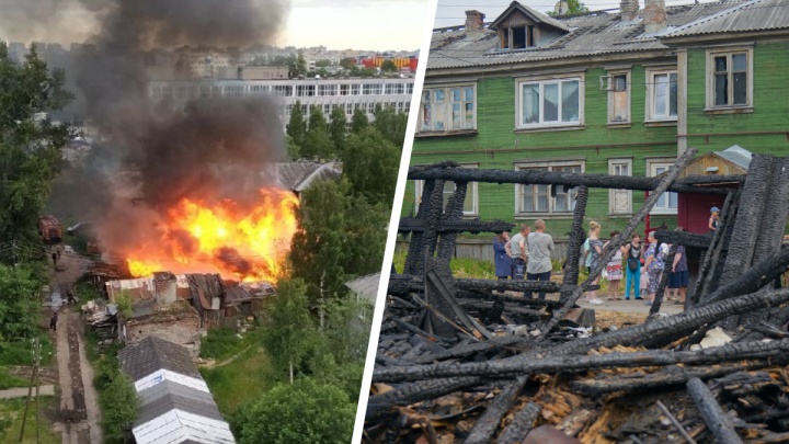 В центре Архангельска горел квартал, который собираются застроить: как сейчас там живут люди