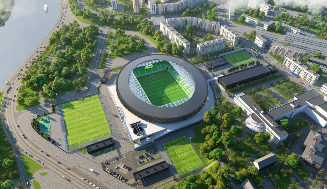 Так будет выглядеть новый стадион «Торпедо»