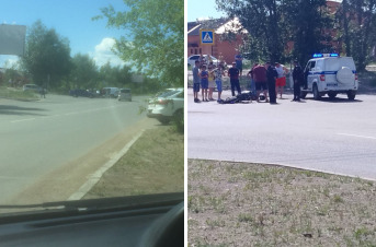 Водитель Toyota 26 июня столкнулся с мотоциклистом в Чите