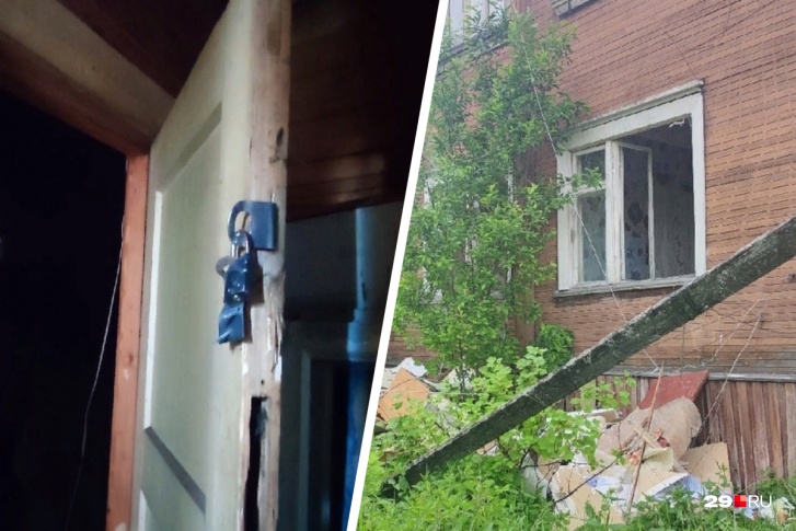 Часть первого этажа уже разобрана, а кроме того, рабочие взломали двери закрытых квартир Часть первого этажа уже разобрана, а кроме того, рабочие взломали двери закрытых квартир