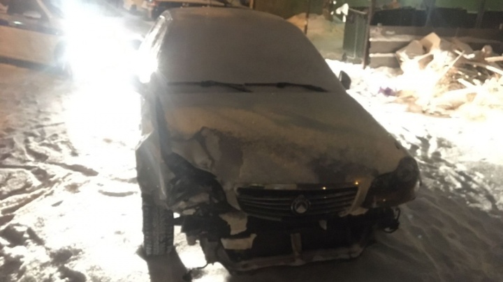 Машины, протараненные пьяным водителем в Магнитогорске, оказались полицейскими