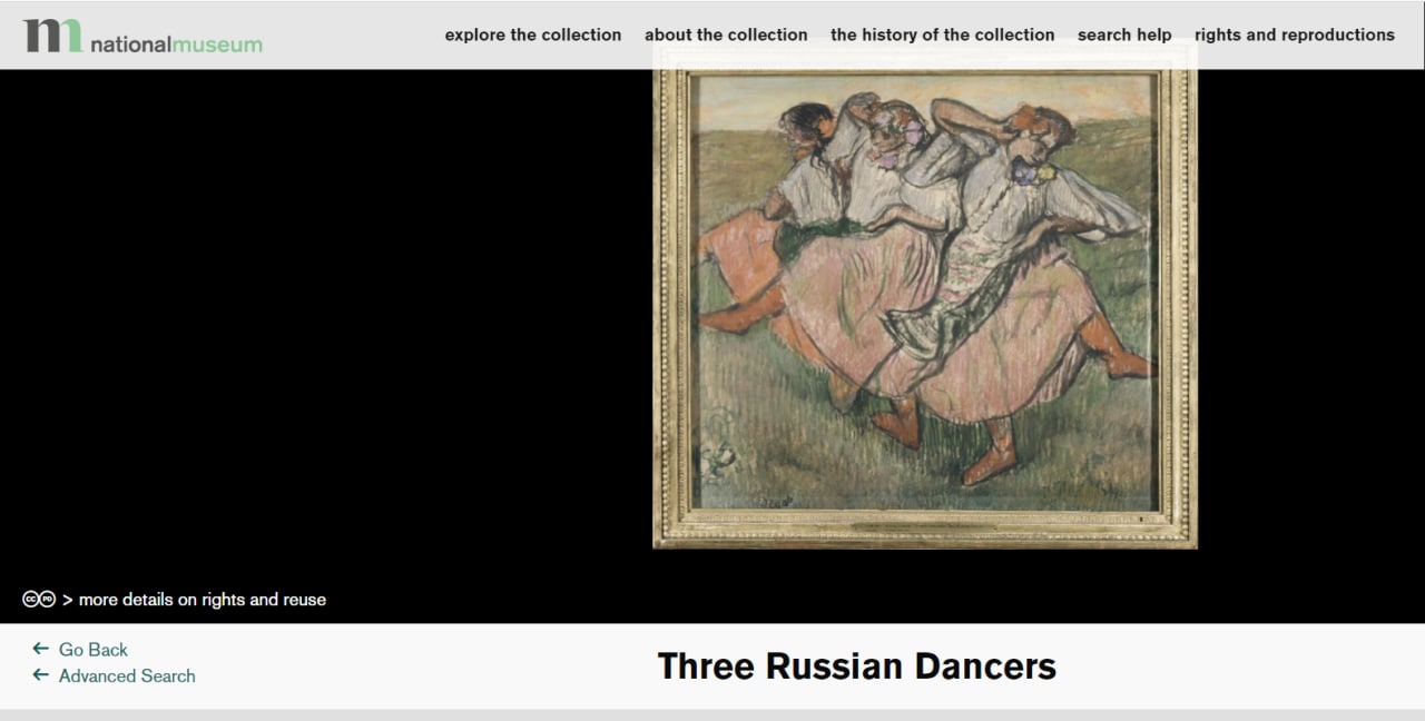 Щемит осведомишься. Переименовали картину Дега русские танцовщицы.