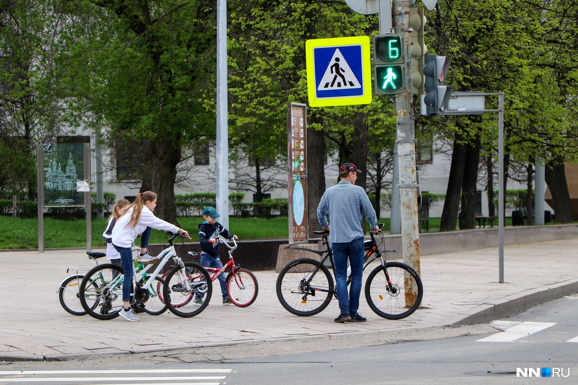 Велодорожки появятся в скверах Канавинского, Московского и Сормовского районов