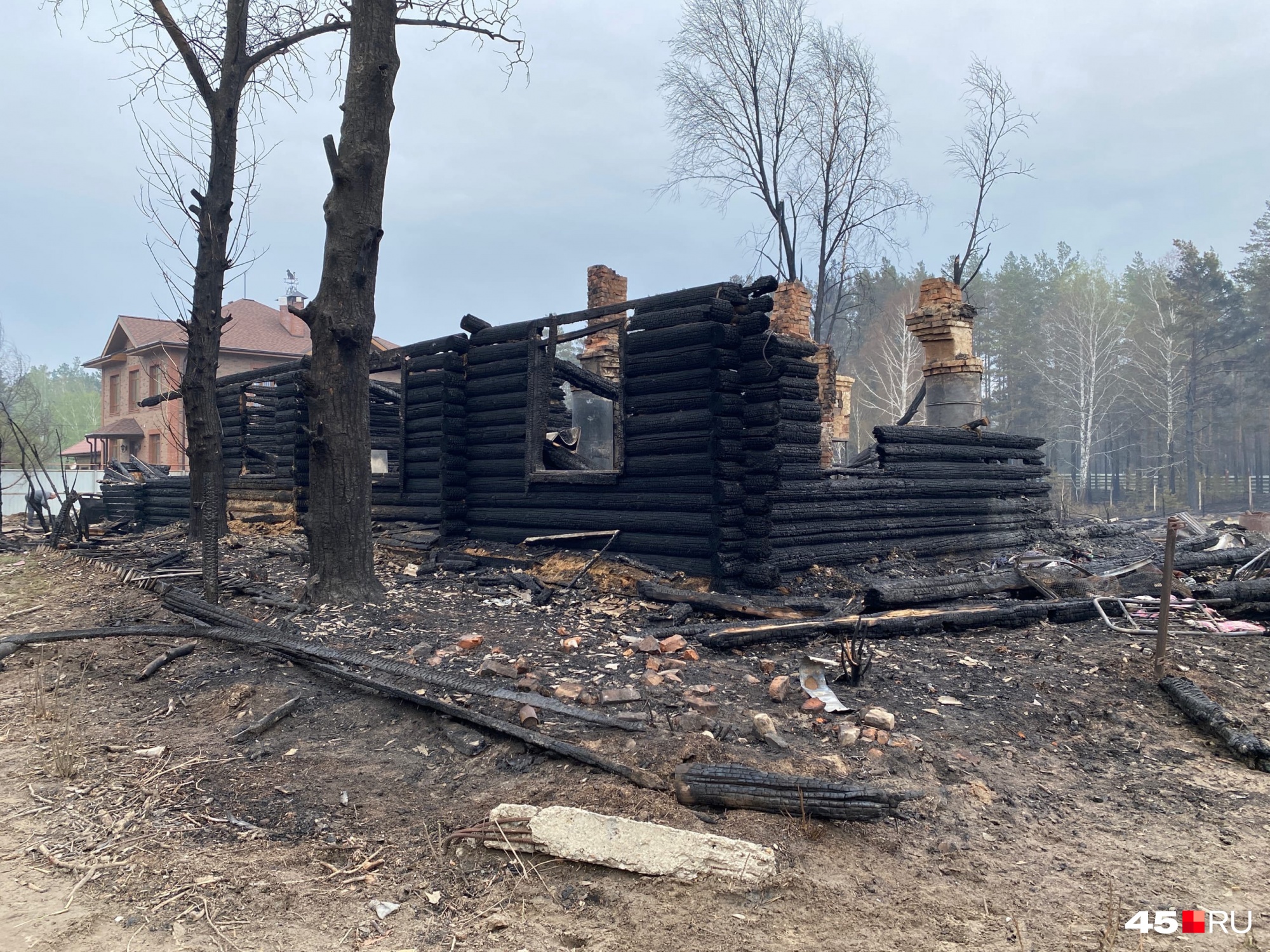 Пожар в поселке Чистопрудный произошел 10 мая Пожар в поселке Чистопрудный произошел 10 мая