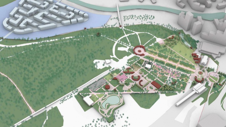 Мультилуг и 10 входов: наглядно показываем, как парк Маяковского изменится за пять лет