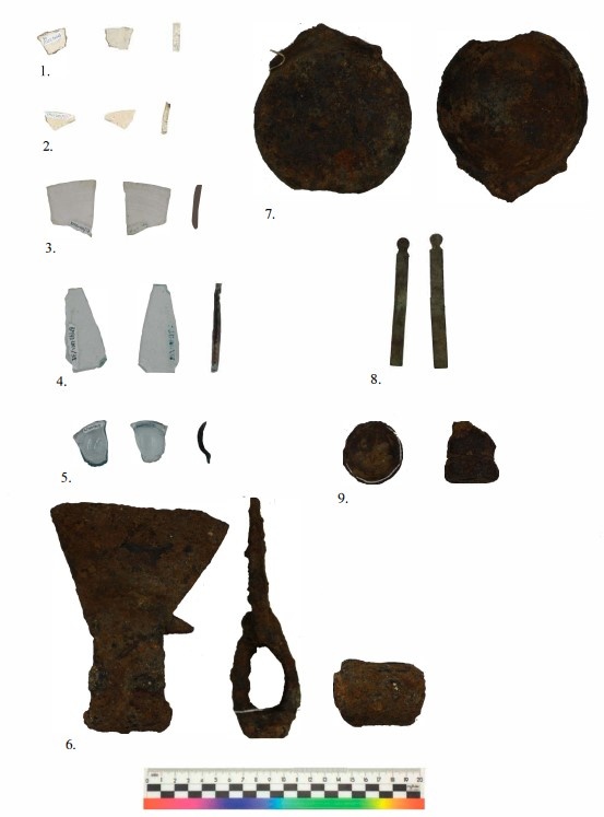 Изделия из металла археологи тоже обнаружили: <nobr class="_">№ 6</nobr> — головище топора