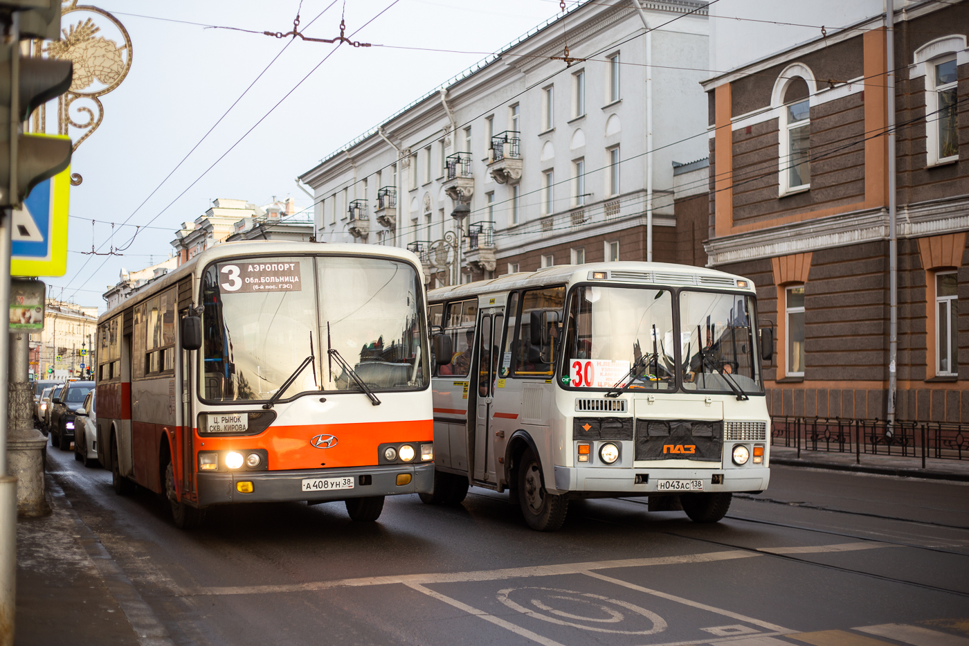 Схема автобусных маршрутов в Иркутске изменится 4, 6 и 7 мая из-за тренировки парада