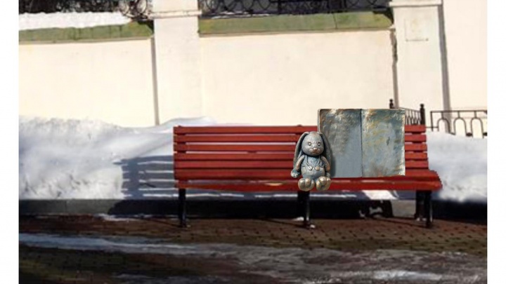 В Екатеринбурге создадут милейшую памятную скамейку. Показываем, как она будет выглядеть