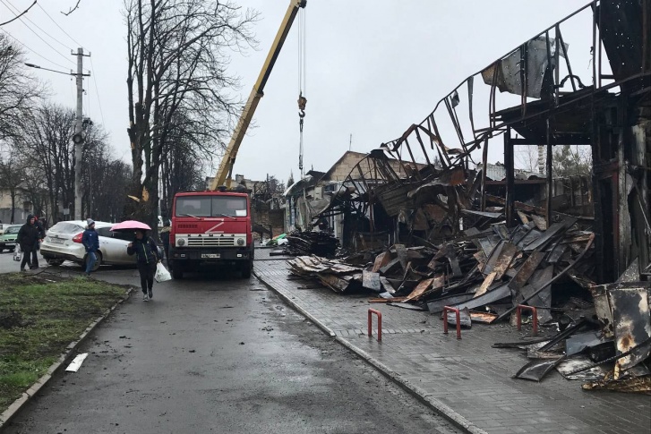 Волноваха долго была под огнем, город сильно разрушен Волноваха долго была под огнем, город сильно разрушен