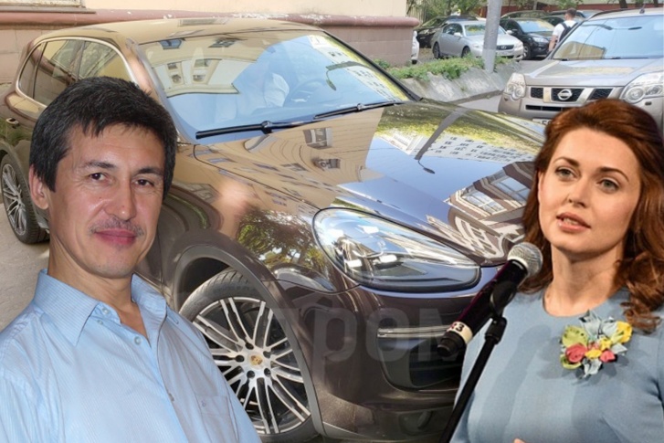 Тот самый автомобиль, брат главы Башкирии Ришат Фаритович и первая леди республики Каринэ Хабирова