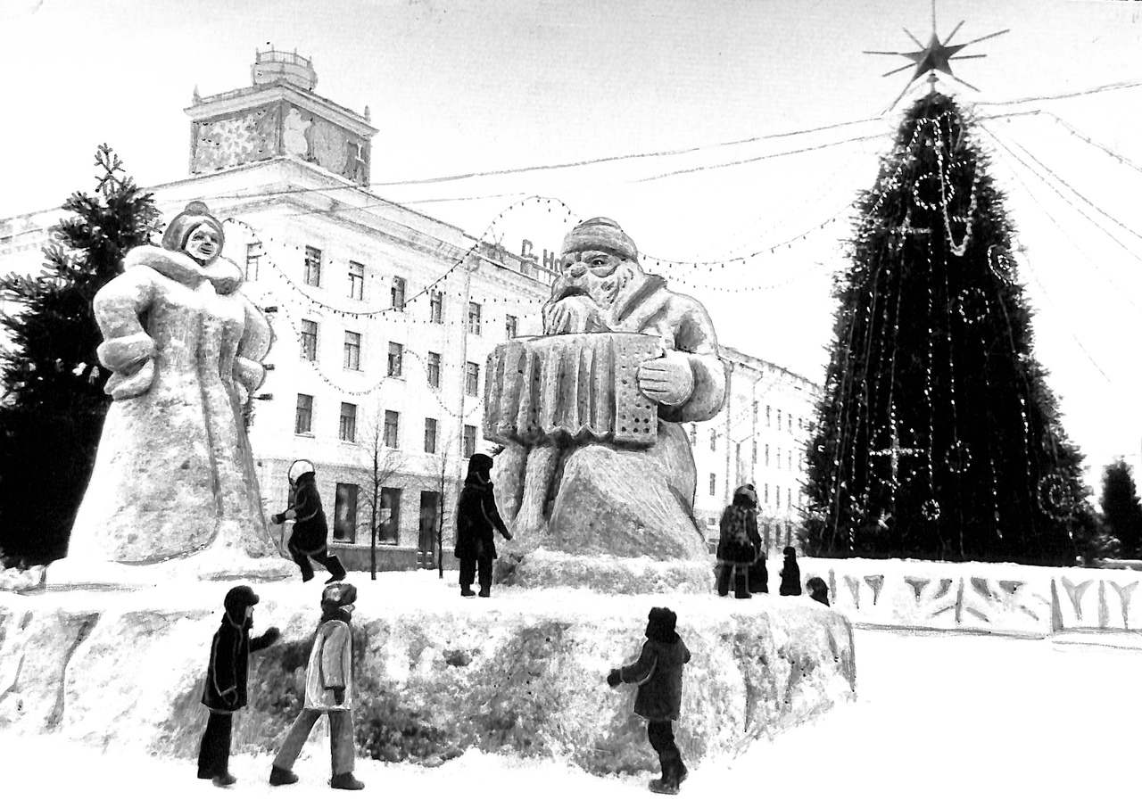 Суровые Дед Мороз и Снегурочка