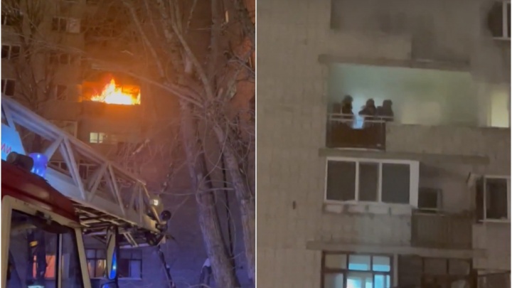 Тюменские пожарные спасли семью из горящей квартиры на Шаимском проезде
