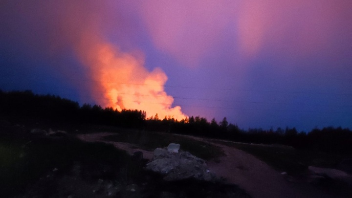 «Пожар подошел близко к дому»: в Ярославле рядом с дачами загорелись поля