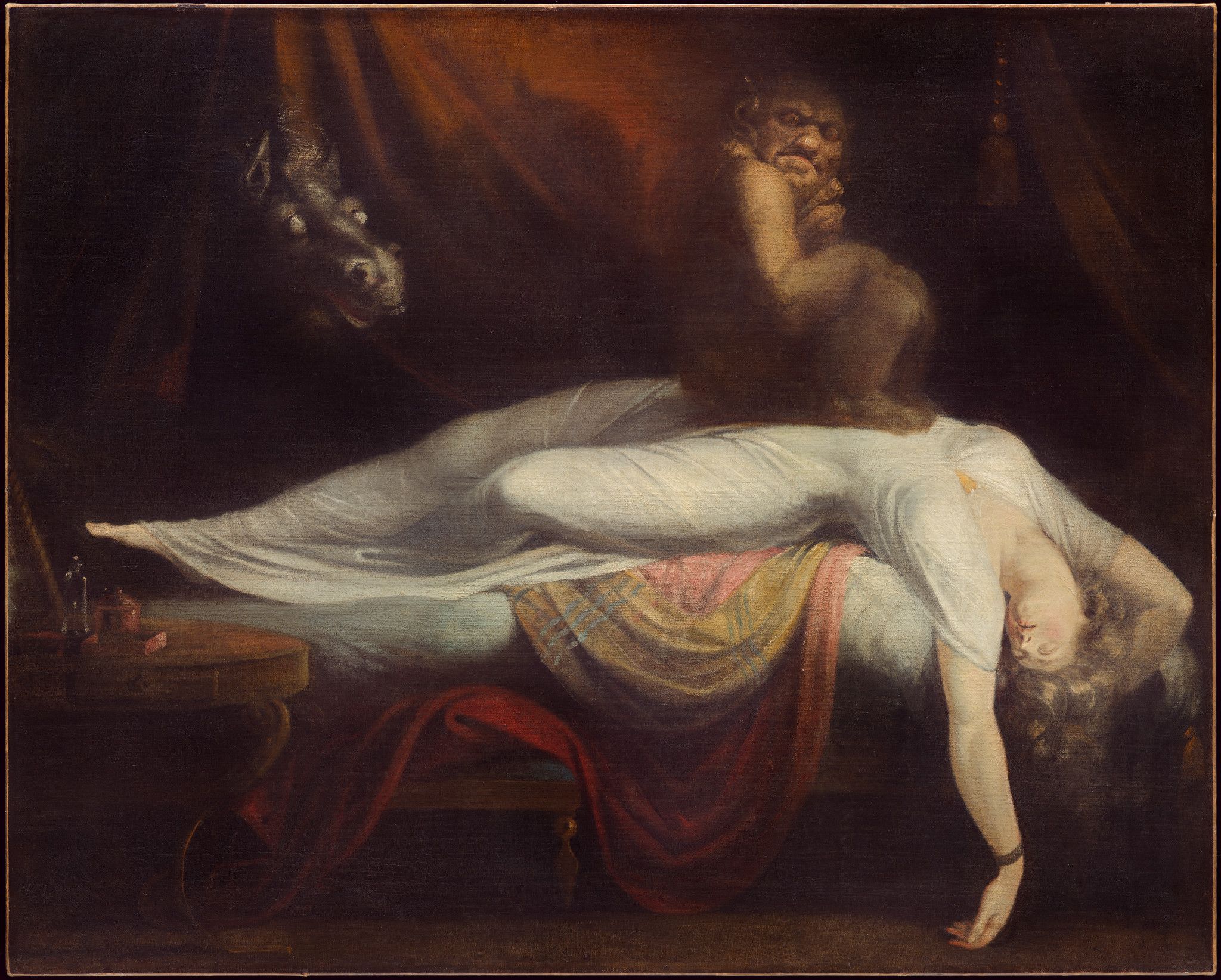 Европейский живописец Иоганн Фюсли написал картину «Ночной кошмар» в конце XVIII века. Вероятно, вдохновившись рассказами про сонный паралич