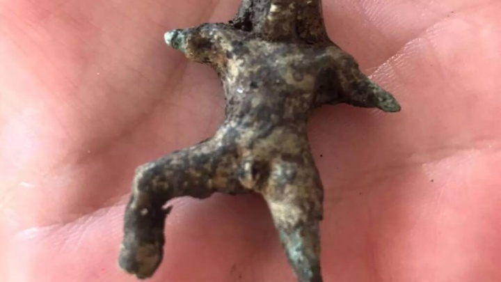 Российские и абхазские ученые нашли редкую античную бронзовую фигурку божества в Очамчыре