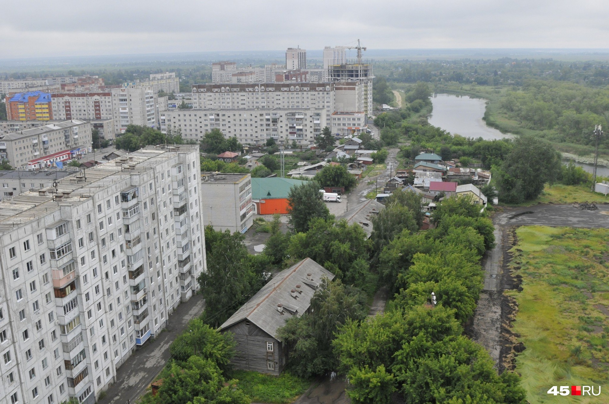 Вид на Тобол и Шевелевку Вид на Тобол и Шевелевку