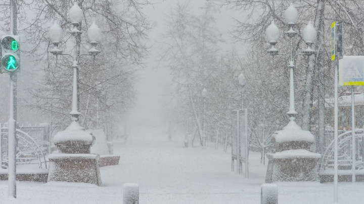 Свердловской области пообещали сильный ветер, снегопад и гололед
