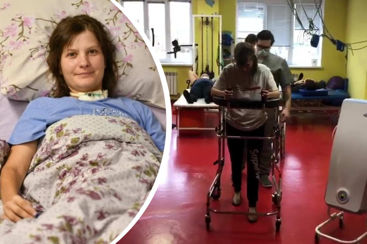 В Екатеринбурге поставили на ноги девушку, которую друг покалечил в ДТП и бросил парализованную. Видео