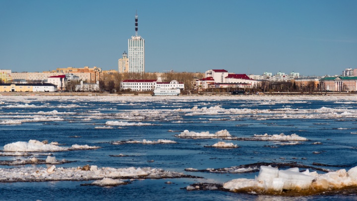 Синоптики сообщили, когда ледоход дойдет до Архангельска