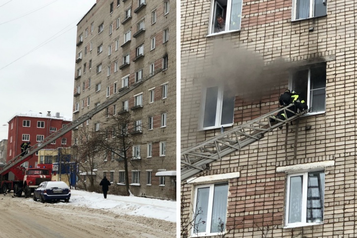В Рыбинске в пожаре погибла женщина