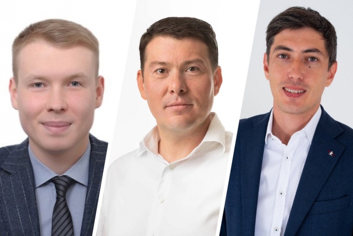 Слева направо: Шарапов, Сеньковский, Салимгараев Слева направо: Шарапов, Сеньковский, Салимгараев