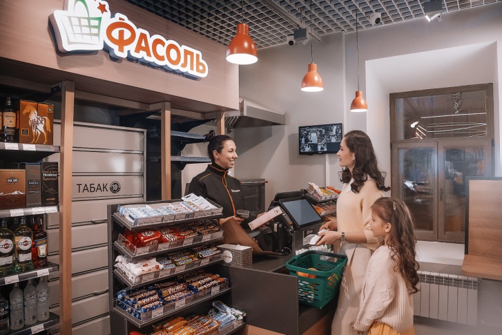 Более 1700 магазинов в России открылись по франшизе «Фасоль»