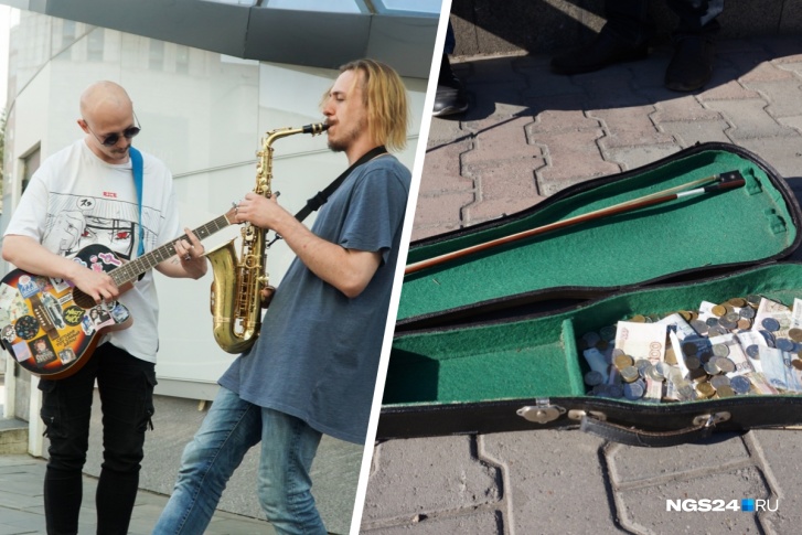 Не везде в Красноярске рады уличным музыкантам, часто их считают коммерсантами или попрошайками