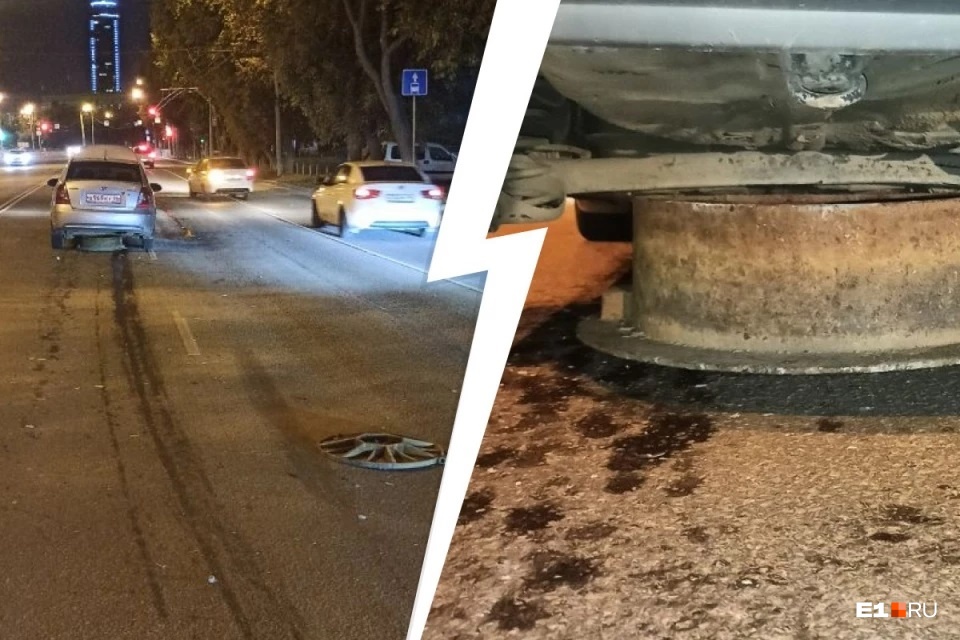 В центре Екатеринбурга пенсионер сломал позвоночник из-за приоткрытого люка на дороге