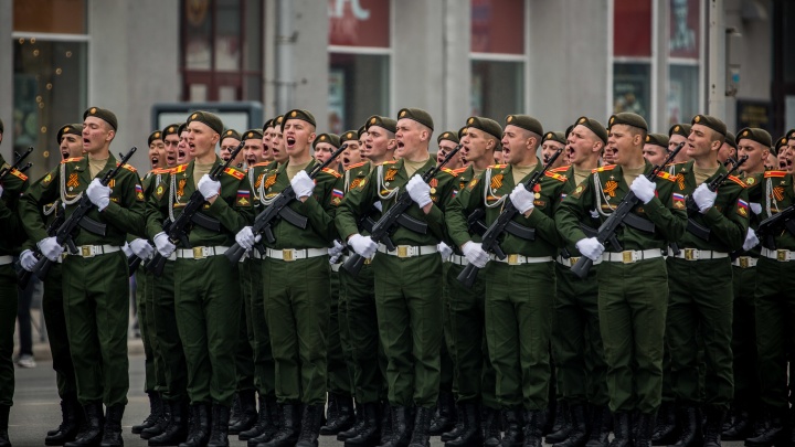 Названы даты репетиций парада Победы в Новосибирске