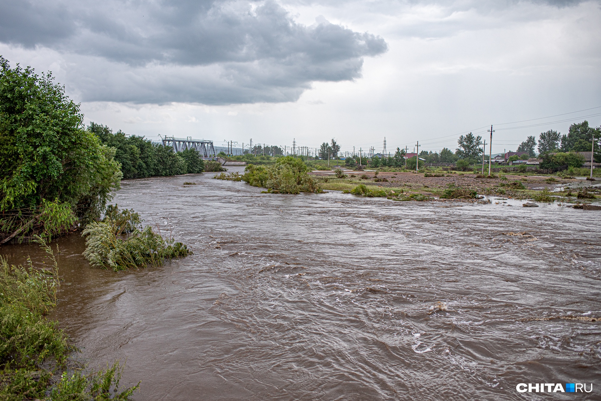Подтопление дач ожидается 26 июля из-за подъема воды в реке Чите