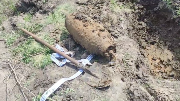 В Краснодарском крае взорвали 100-килограммовую авиабомбу