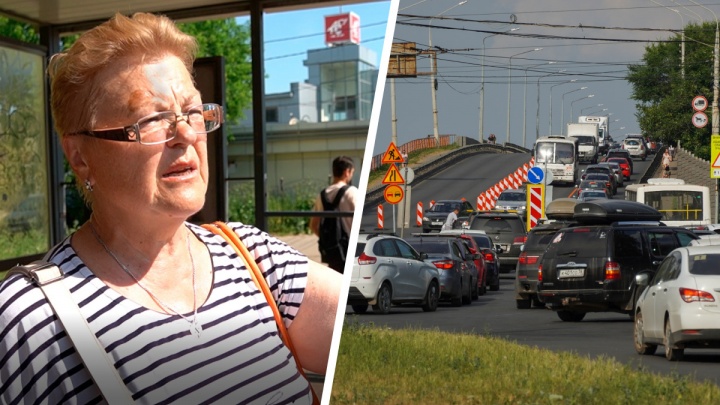 «Безответственность и наплевательское отношение»: репортаж из самого пекла пробки у Октябрьского моста