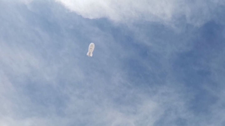 Что это белое летает в небе над центром Краснодара? Отвечает Росгвардия