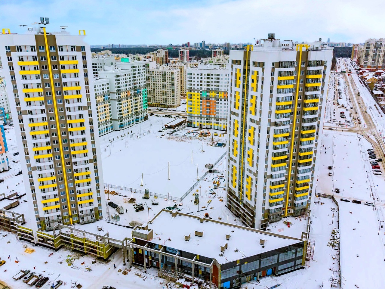 В ЖК «Аксиома» достраивают последний дом В ЖК «Аксиома» достраивают последний дом