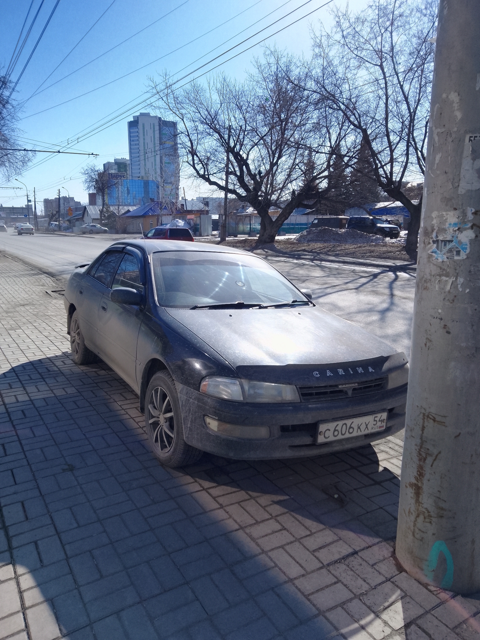 Стоянка в пешеходной зоне Стоянка в пешеходной зоне