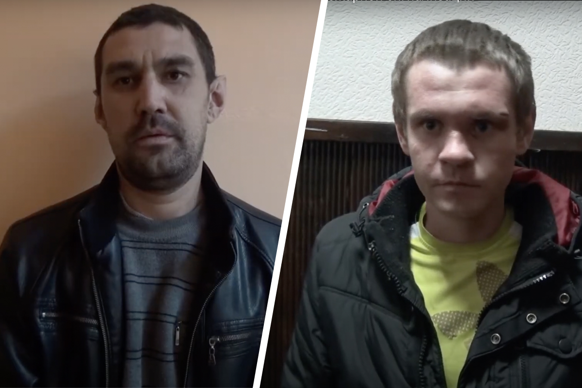 В сюжете МВД видно, что у одного из мужчин разбита бровь В сюжете МВД видно, что у одного из мужчин разбита бровь