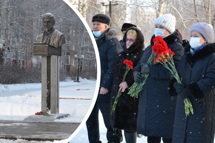 Цветы к памятнику Петухову возлагают ежегодно