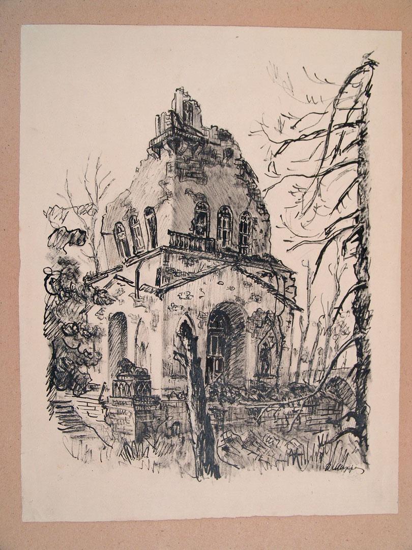 Михранянц И. Белая башня. Разрушения, 1944