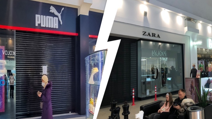 Без Zara и Puma: показываем, какие бренды остались в самарских ТЦ